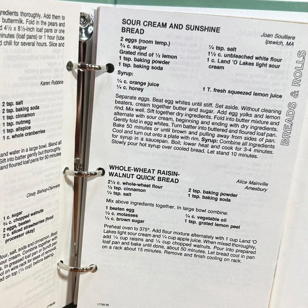 Vintage Community Cookbook Set of 4 Spiral Bound Recipes Americana Country Core